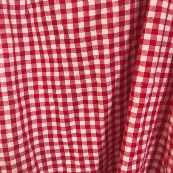 Red gingham cooperative mini dress - Picture 2 of 4